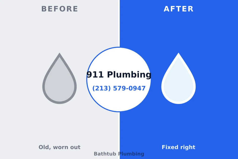 Before and after: plumbing repair Marion, IA